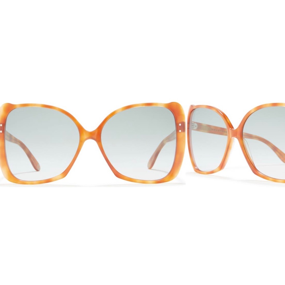 Gucci 62mm Butterfly Sunglasses